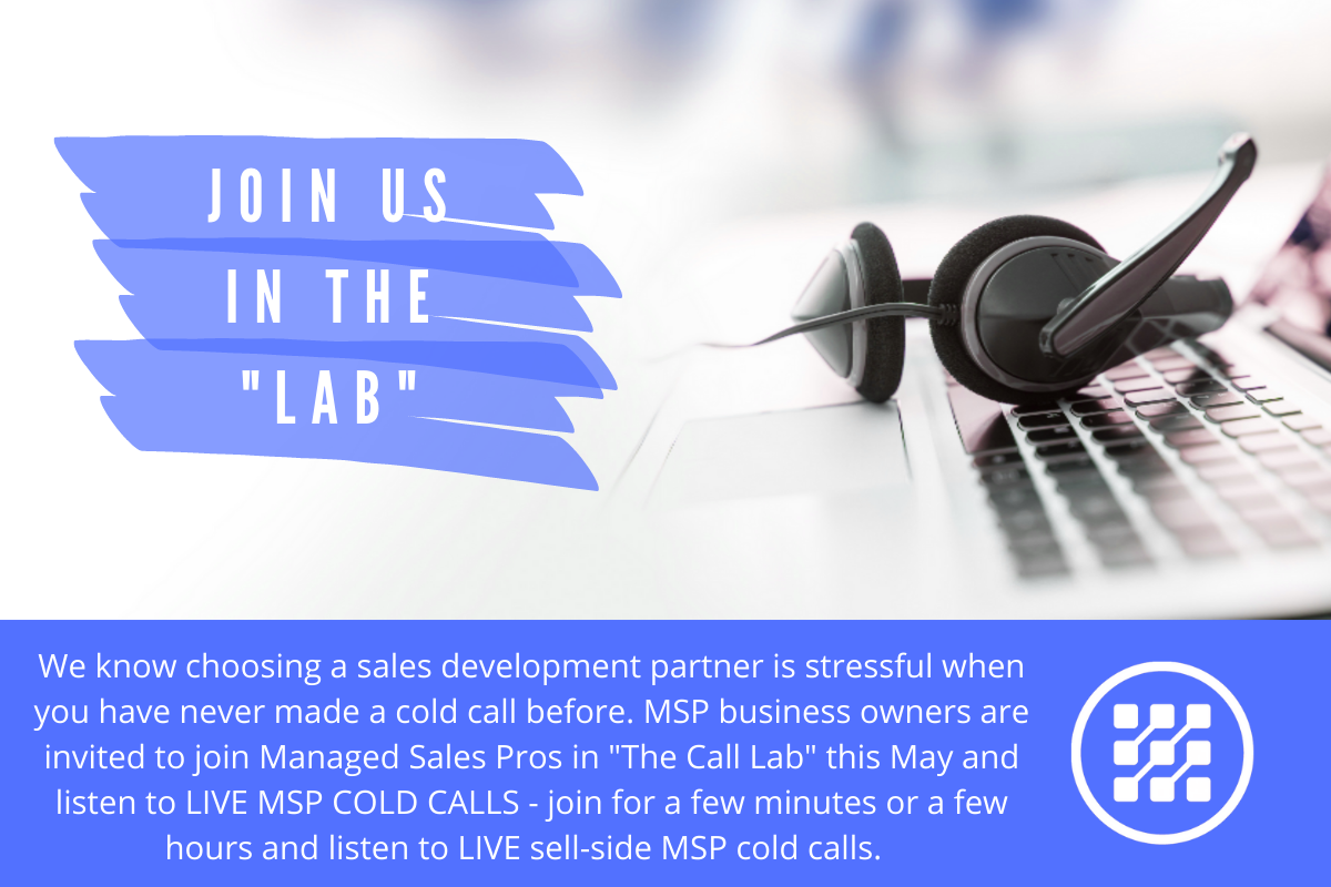 MSP Cold Calling Lab Managed Sales Pros
