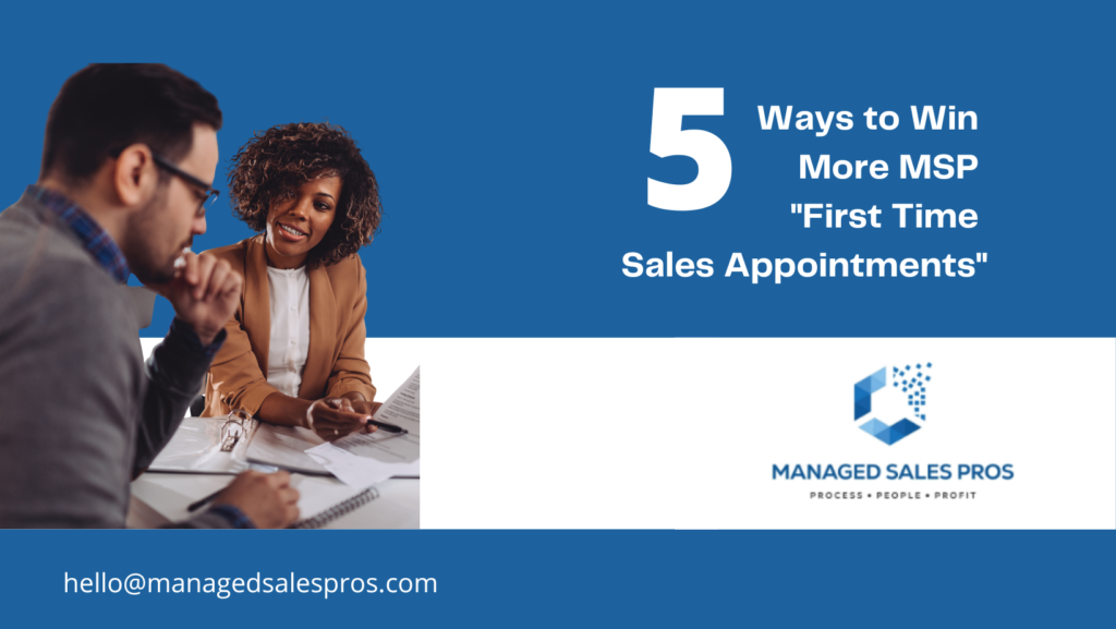 more MSP sales meetings